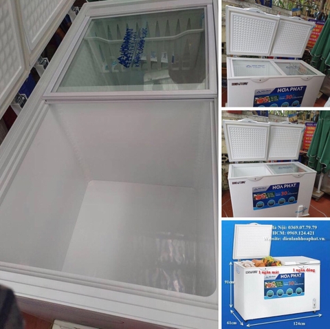 3 Mẫu tủ đông bán hàng 2 chế độ ( đông + mát) 300l - 400l - 500l.