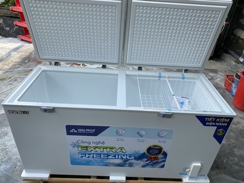 Tủ Đông 556 Lít Hòa Phát HPF-AD6544 1 ngăn 2 cửa mở
