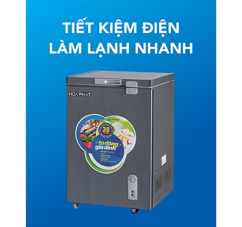 Tủ Đông Dàn Đồng 110l HCF 106S1ĐSH MÀU XÁM