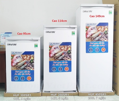 3 MẪU tủ đông đứng GIA ĐÌNH chia ngăn XẢ KHO TẾT