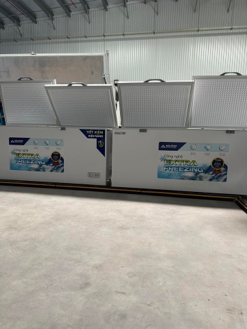 Tủ đông dung tích lớn Hòa Phát 1 ngăn đông , 2 cánh HPF AD6783 1200 LÍT-  dài 2.1 MÉT