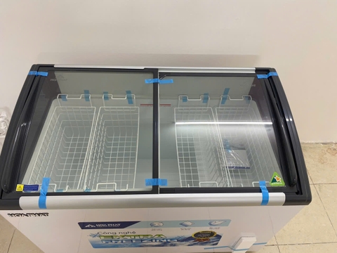 Tủ Đông mặt kính 357L Hòa Phát HSF-AD8357.C1 Công Nghệ Inverter, 1 Ngăn 2 Cửa