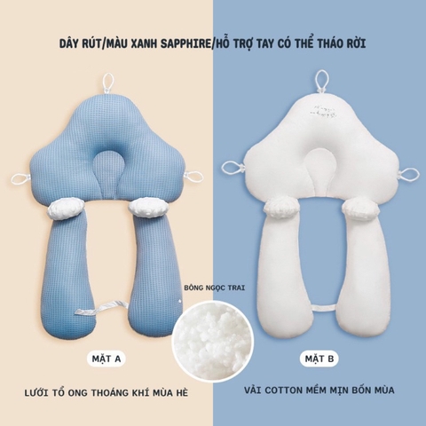 Gối chặn kèm gối nằm chữ U hình nấm
