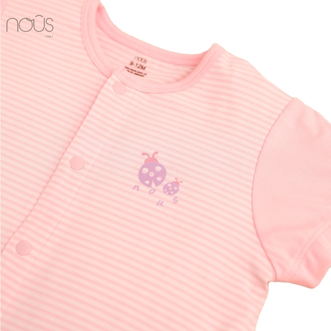 Bộ body cộc kẻ hồng hình bọ rùa