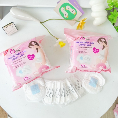 Miếng lót thấm sữa Mami Care - siêu thấm, bông đã qua tiệt trùng