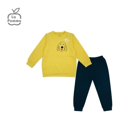 Bộ dài tay trơn màu La Pomme