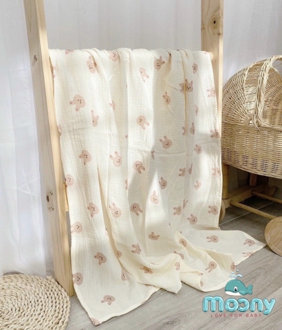 Khăn đa năng sợi tre Moony