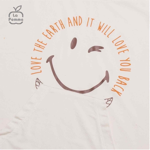 Bộ cộc tay La Pomme funny face