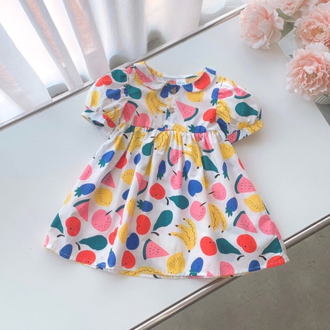 Đầm trái cây màu sắc OP Kids