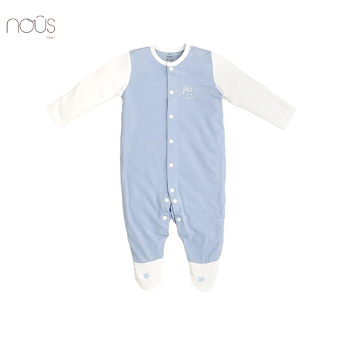 Bộ body có tất xanh hình cầu vồng size Newborn (dành cho bé sơ sinh dưới 3.8Kg)