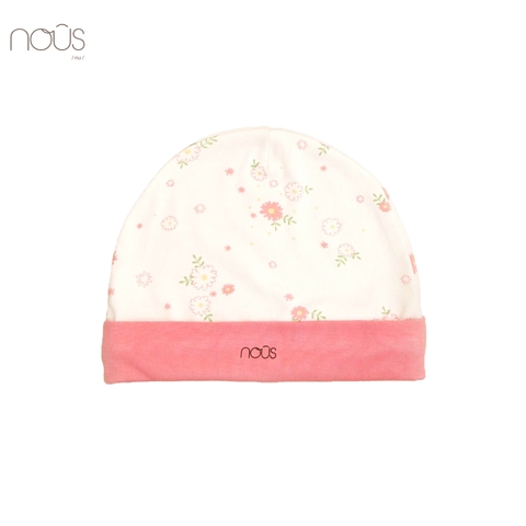 Mũ hoạ tiết pink daisy