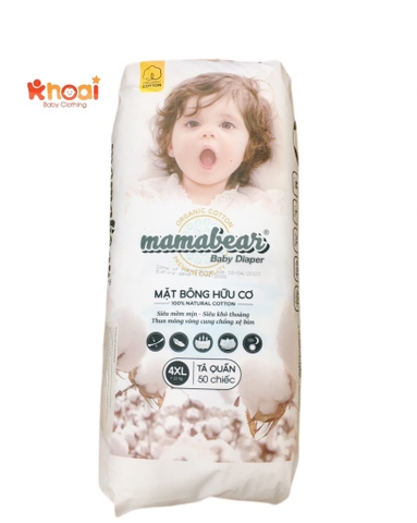 Tã quần Mama Bear size 4XL - 50 miếng (22-28kg)