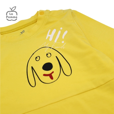 Bộ dài tay trơn màu La Pomme