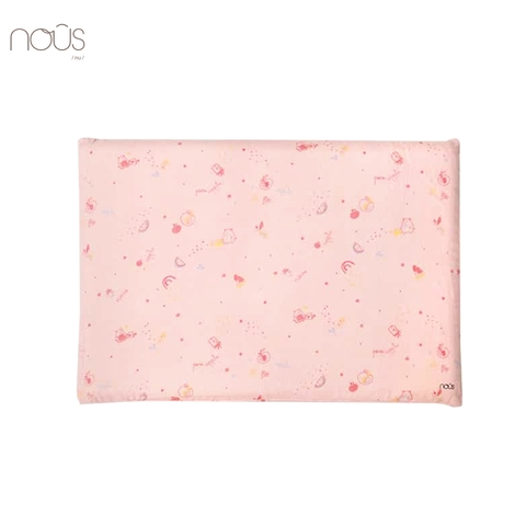 Gối mây hồng hình gấu và trái cây