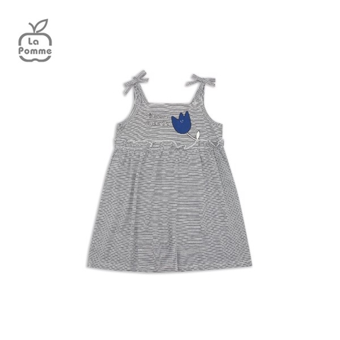 Đầm hai dây La Pomme hoa Tulip