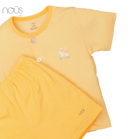 Bộ cài thẳng cộc petit vàng