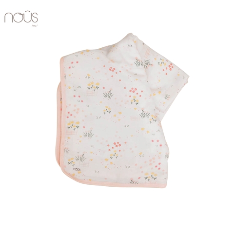 Khăn 1 lớp cotton hoạ tiết vườn hoa