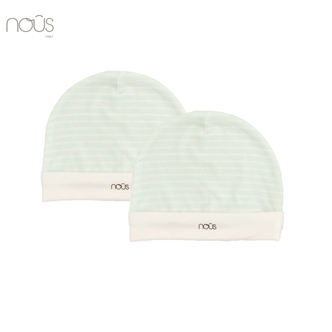 [Set 2 mũ] Mũ kẻ xanh trắng