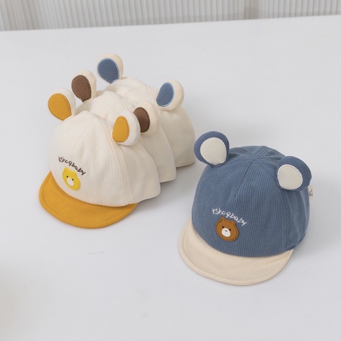 Mũ lưỡi trai hình gấu (6-24 tháng)