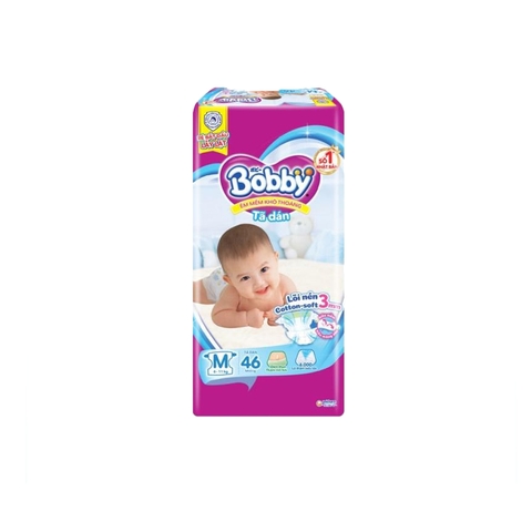 Tã dán Bobby Fresh size M 46 miếng (5-11kg)