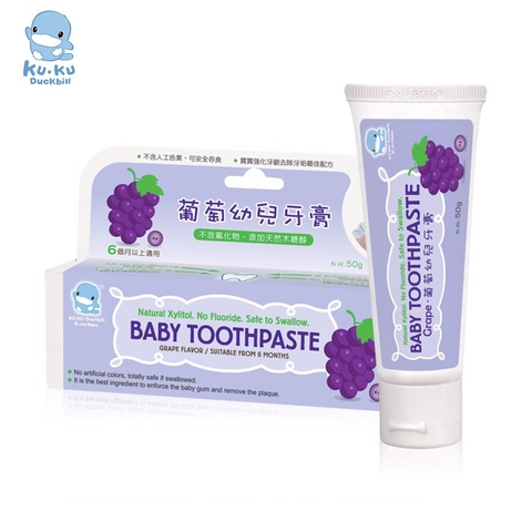 Kem đánh răng cho bé hương nho KUKU