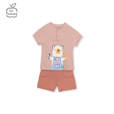 Bộ cộc tay La Pomme nét vẽ tinh nghịch