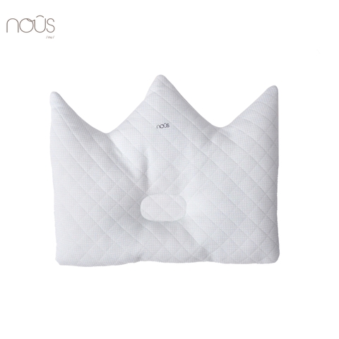 Gối bông hình vương miện xanh