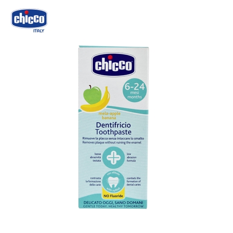 Kem đánh răng hương Chuối - Táo 6M+ Chicco