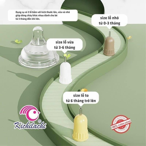 Dụng cụ dập lỗ núm ti Kichilachi