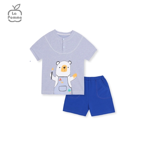 Bộ cộc tay La Pomme nét vẽ tinh nghịch