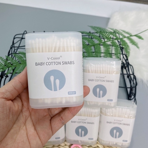 Tăm bông thân giấy V-coool (200 que)