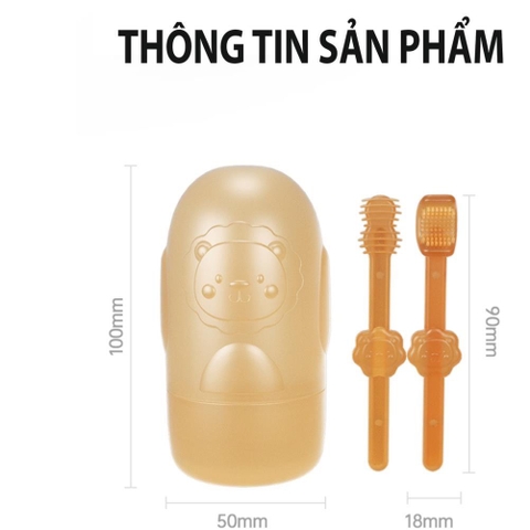 Tưa lưỡi silicone cho bé Kichilachi