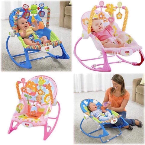Ghế rung tự động bập bênh phát nhạc Rocker