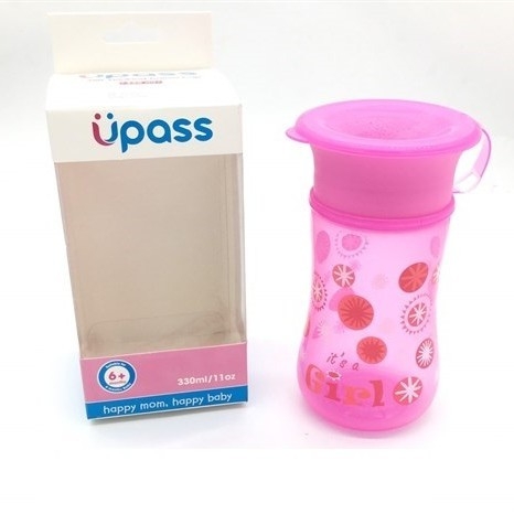Cốc tập uống nước 360 độ Upass 330ml (Sử dụng cho bé từ 1 tuổi)