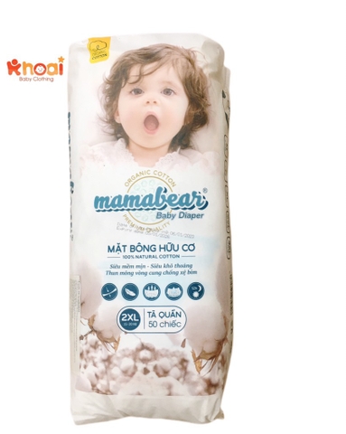 Tã quần Mama Bear size 2XL - 50 miếng (15-20kg)