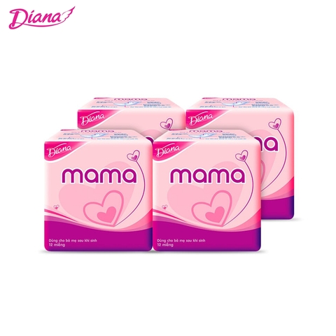 Băng vệ sinh Diana Mama dùng cho mẹ sau sinh - 12 miếng