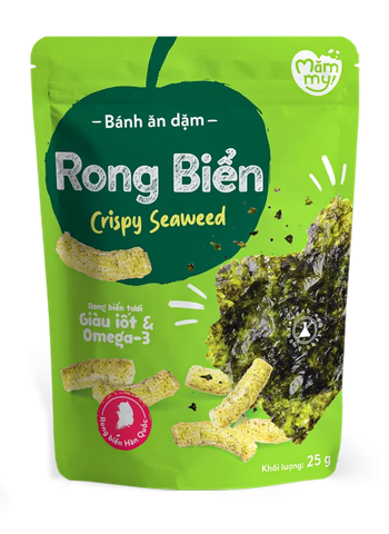 Bánh ăn dặm Mămmy vị rong biển -25g (Bé từ 6 tháng)