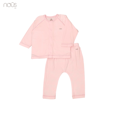 Bộ cài thẳng dài petit hồng nhạt