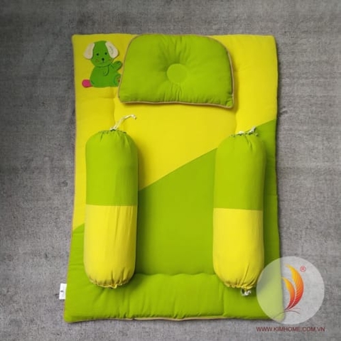 Set nệm gối sơ sinh Kim Home