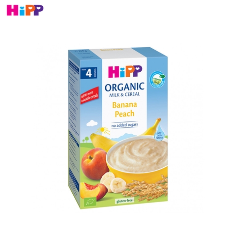 Bột ăn dặm Hipp chuối đào - 250g (trên 4 tháng)