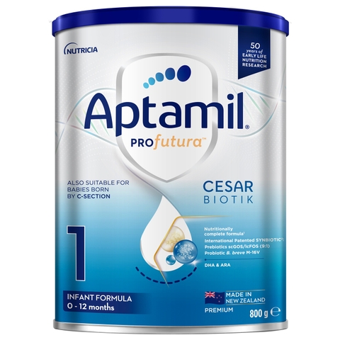 Sữa Aptamil Profutura Cesarbiotik New Zealand số 1 - 800g (0-12 tháng)