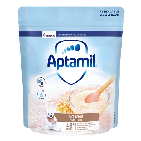 Bột ăn dặm Aptamil vị ngô dành cho trẻ từ 4 tháng tuổi - 125g