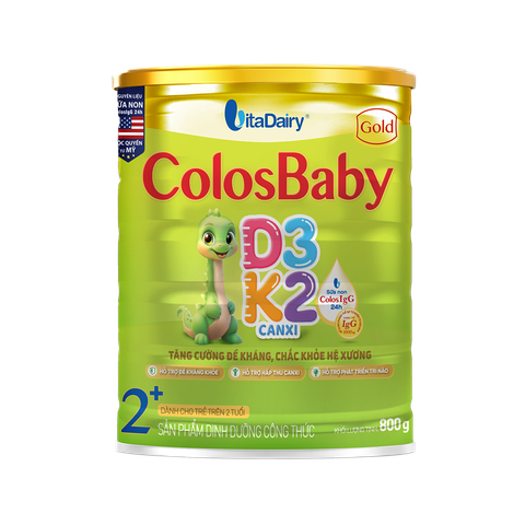 Sữa Colosbaby D3K2 2+ (Trên 2 tuổi) - 800g