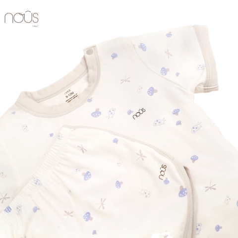 Bộ cài vai cộc hình chuồn chuồn nấm