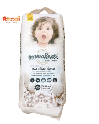 Tã quần Mama Bear size 5XL - 50 miếng (Trên 27kg)