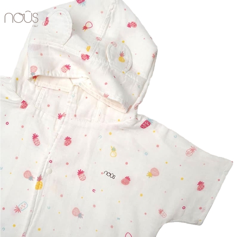 Áo choàng tắm baby hình hoa quả