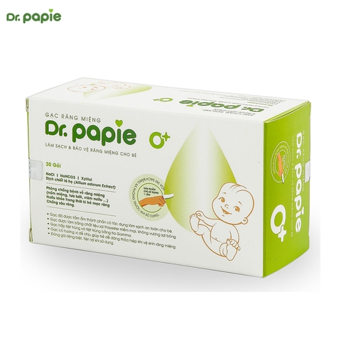 Gạc rơ lưỡi thảo mộc Dr.Papie