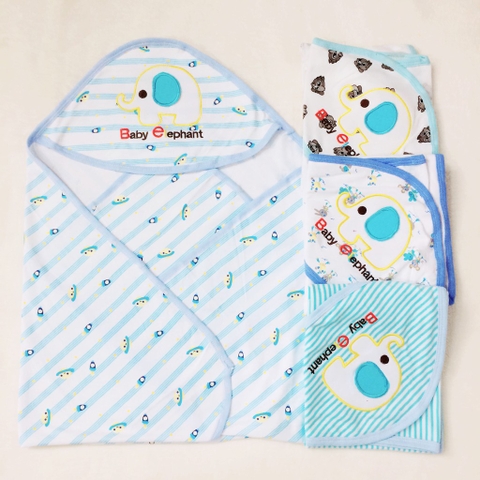 Ủ choàng quấn cho bé sơ sinh Hột gà