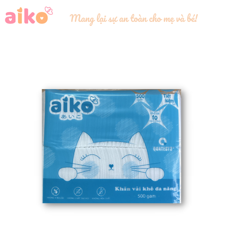 Khăn vải khô đa năng Aiko 18x20cm - 500gr