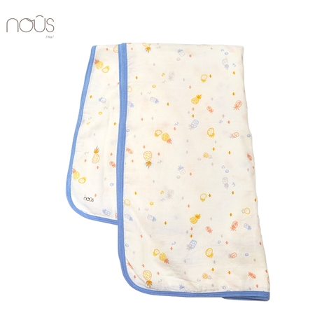 Khăn xô 1 lớp trắng hình trái thơm